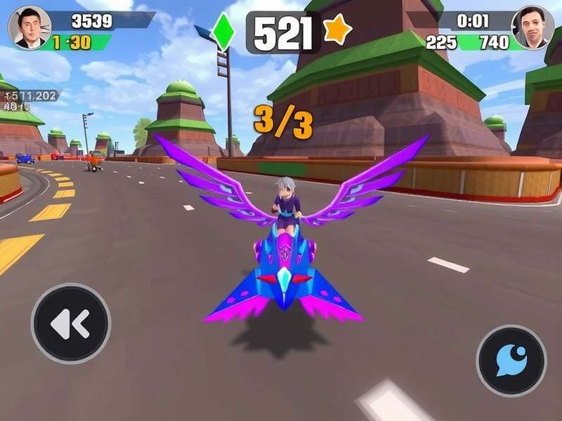 Sari Speed Phantom in Action Sari Speed Phantom Game Screenshot